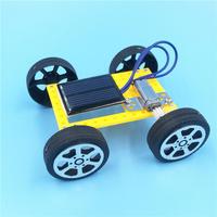 Solar Powered Educational Toys Science Mini DIY for Children Assembled Toy Experiment Solar Car Toys Energy Car Robot Kit Set