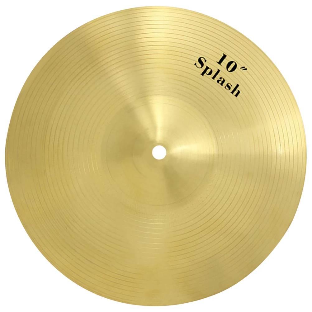 

Jazz Drum Cymbals Traditional Suspended Mini Musical Instrument Metal for Drums Golden
