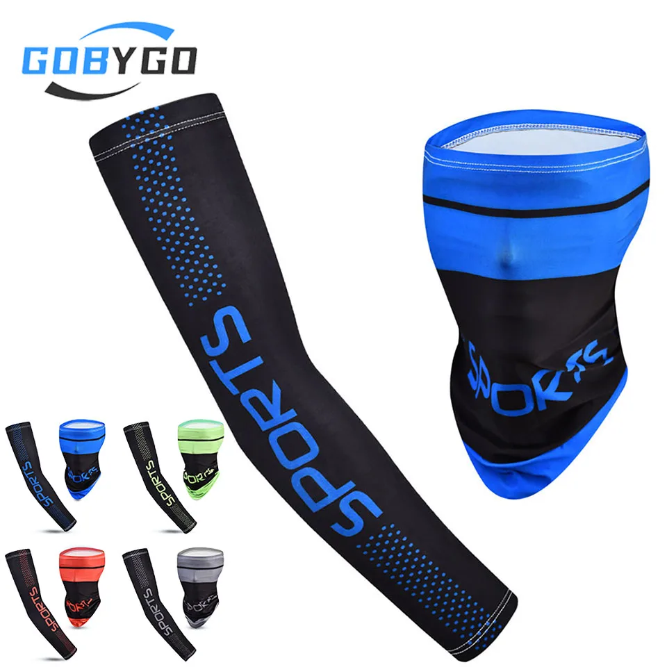 

GOBYGO Summer Ice Silk Ice Sleeve Outdoor Thin Fishing Sunscreen Arm Sleeve Riding And Driving Sun Shading Sleeve Cover Unisex
