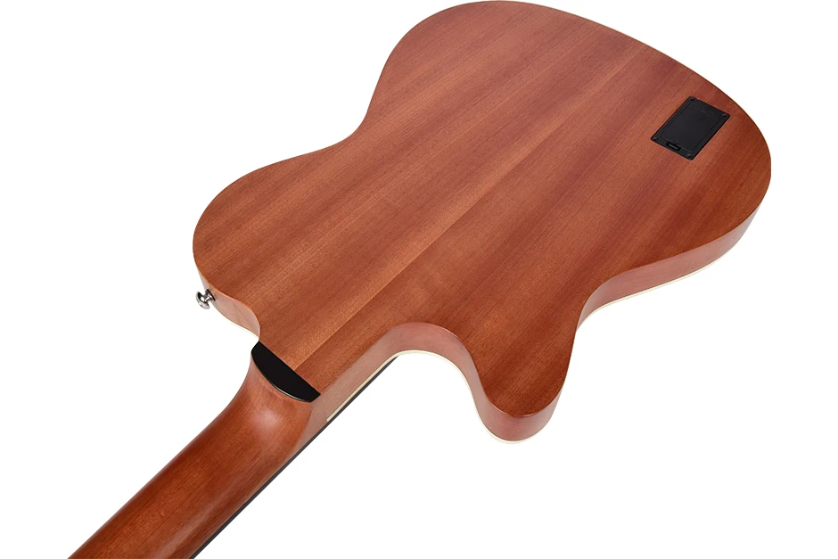 39-inch Nylon Silent Guitar with Spruce Top Rosewood Back/Side Classic Silent Electric Guitar Semi-Silent Front Pickup
