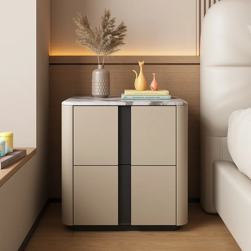 Organizador de mesa de noche de lujo para adultos, accesorios modernos para mesa de noche, artículos esenciales para el dormitorio, muebles para el hogar, muebles para habitación