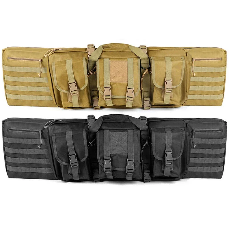 

Tactical Gun Cases Double Long Rifle Pistol Bag Firearm Backpack Transporting Rifles and Pistols 95cm / 116cm