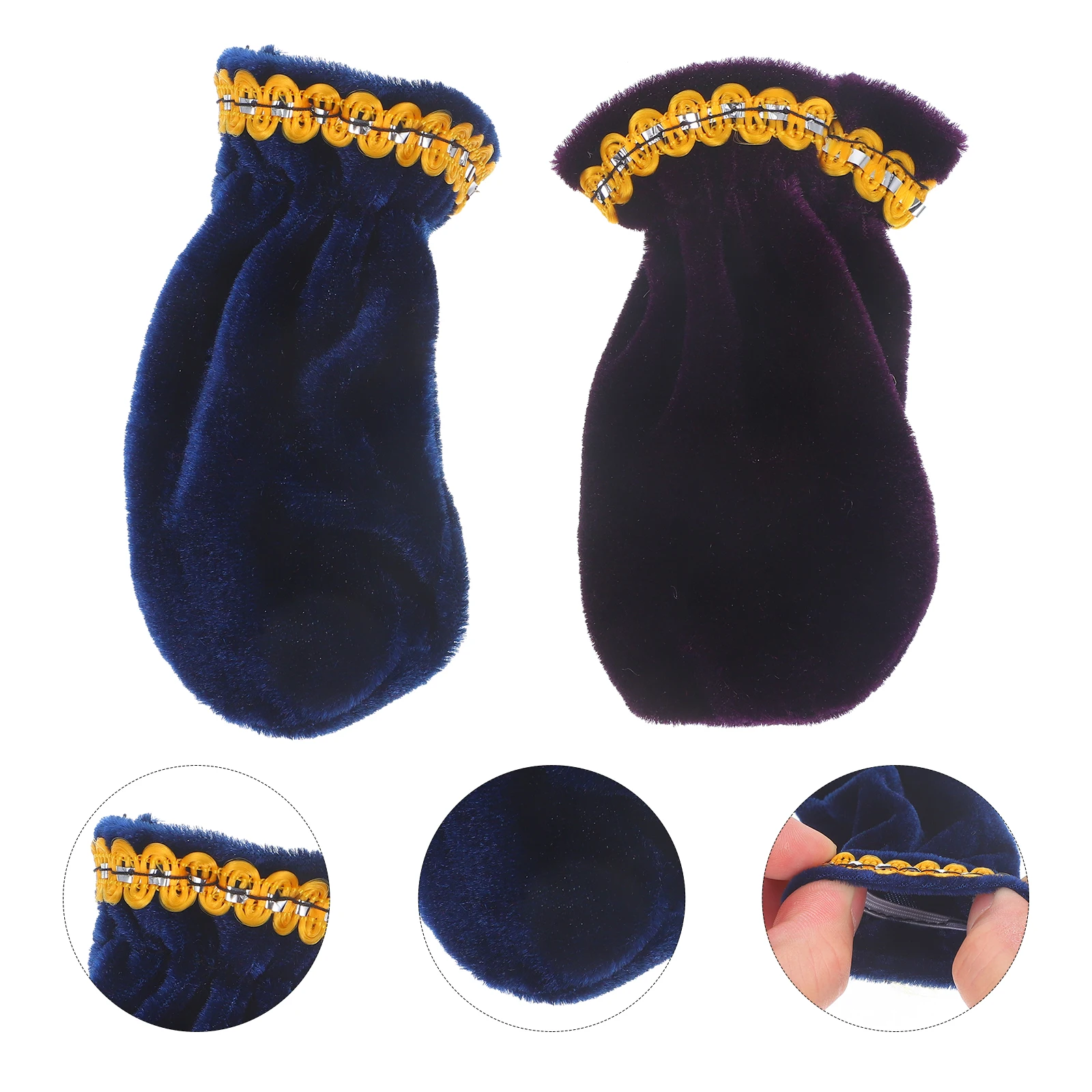 

6 Pcs Piano Pedal Cover Covers Protective Accessories Foot Pad Protectors Sleeves Musical Instruments Footpad