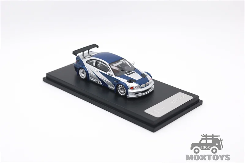 **予約注文** DCM 1:64 M3 GTR E46 ニード・フォー・スピード リバリー シルバーブルー ダイキャストモデルカー **予約注文**