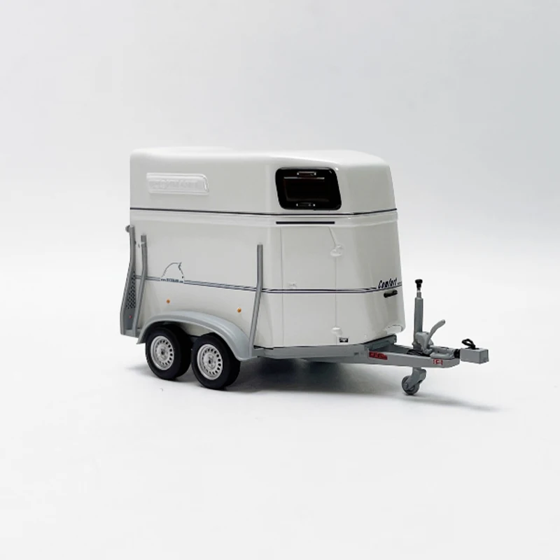 

Литой под давлением оригинальный масштаб 1:43 Bockmann, прицеп для лошадей, модель из сплава, классическое украшение, коллекция сувениров для хобби, дисплей