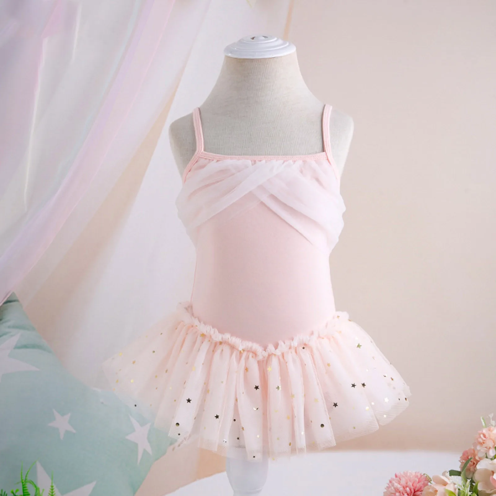 Infant Toddler Kids Children Ballet Tutu Dress Dance Costume Tulle Fairy For Children Dancewear gymnastics leotard sleeveless