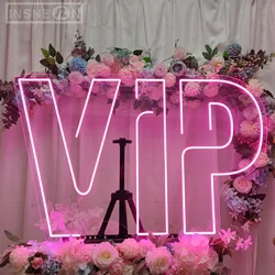 Vip Neon Signs LED Neon Light for Shop Party Bar Restaurant Decoration Business Wall Aesthetic Decor Neon Signs Night Lights USB