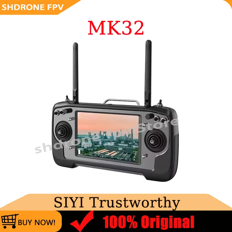 SIYI MK32 Enterprise Handheld Ground Station Smart Controller 7 Inch HD High Brightness LCD Touchscreen Full Digital for Drone