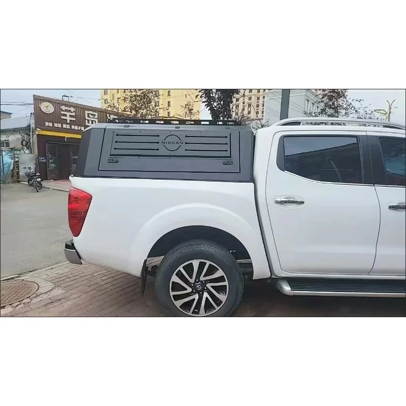 Aluminum Hard Top Pickup Truck Bed Canopy Topper Double Cab for 1.52m Bed with Sliding Windows Universal Fit