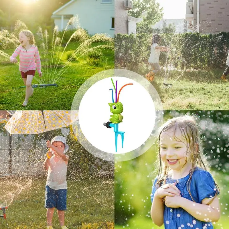 Kinder Sprinkler für außerhalb Dinosaurier Wassers prinkler Spaß im Freien Wasserspiel zeug Spray Spielzeug Hinterhof Spiele für verspielten Sommer