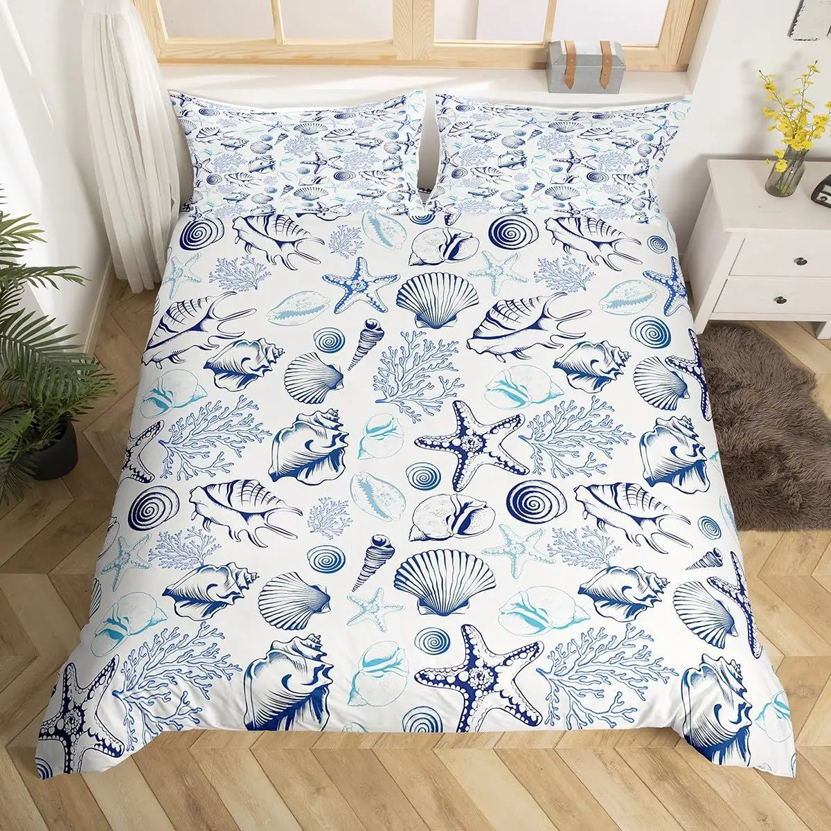 2/3pcs bedding set Digital Print Comfortable Duvet Cover for Home Bedroom Decoration, 1 Duvet Cover and 2pillowcase with Zippers