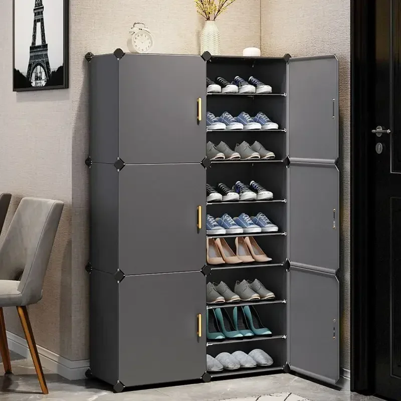 

Modern Home Furniture Shoe Rack Cabinets Storage Organizers for Room Cupboard Hallway Entrance Shelf Shoes Layers Dustproof New