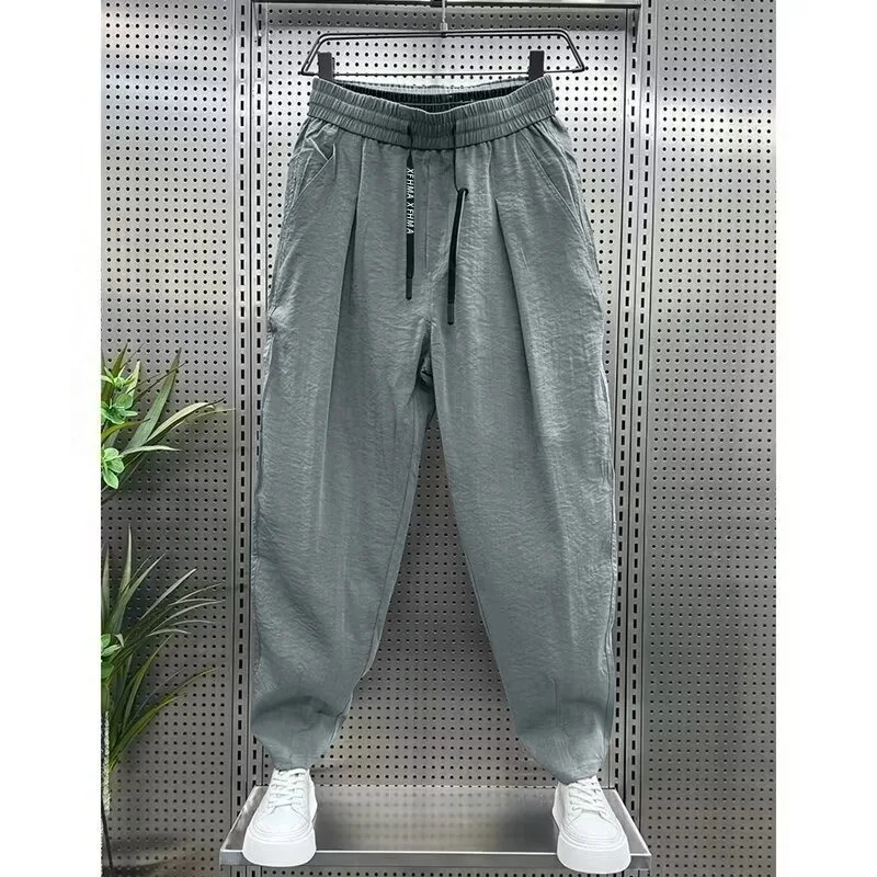 Ensembles De Sport Męskie przycięte spodnie Youngla Gym Man Harajuku Jogging Slacks Duży rozmiar Bieganie Męskie ubrania letnie Y2k Męskie