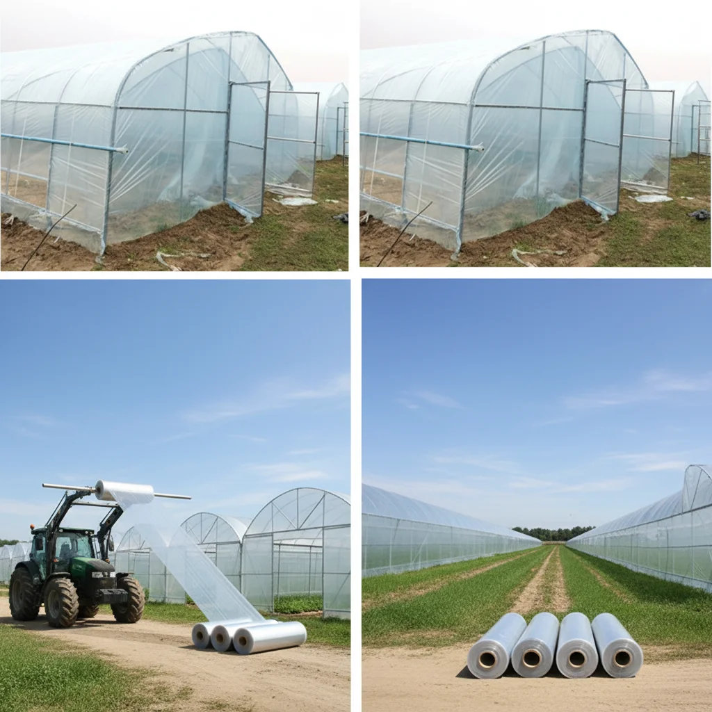 Small Agricultural Galvanized Steel Tunnel Greenhouse PE Film Tomato Hydroponic Growing Serre Agricole Invernadero