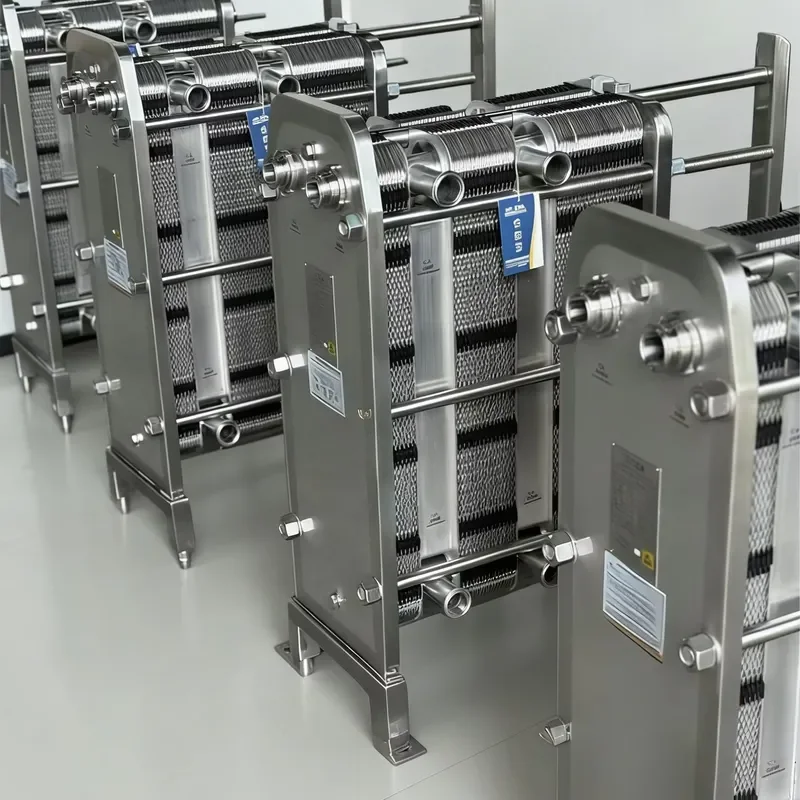 KEDUN 40 316L Stainless Steel Plate Heat Exchanger 1.6MPa Design Pressure Gasket (NBR/EPDM) Optional 220V/380V 1 Year