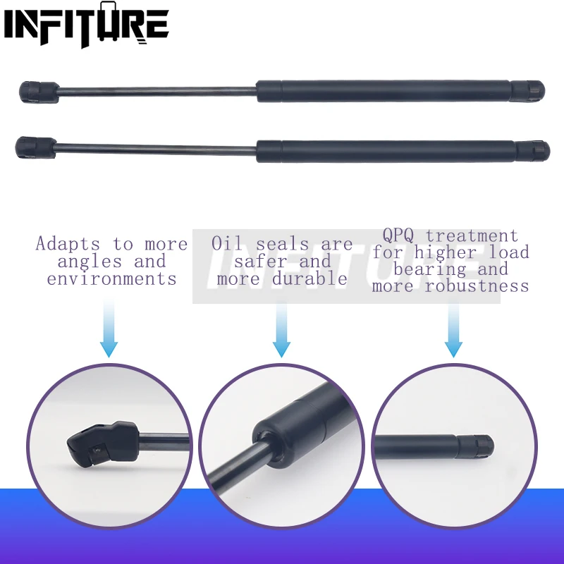2pcs 300/350/400/450/500/550/600mm 600N Car Gas Struts Spring Shocks Lift Supports RV Windows Storage Damper Camper Back Window