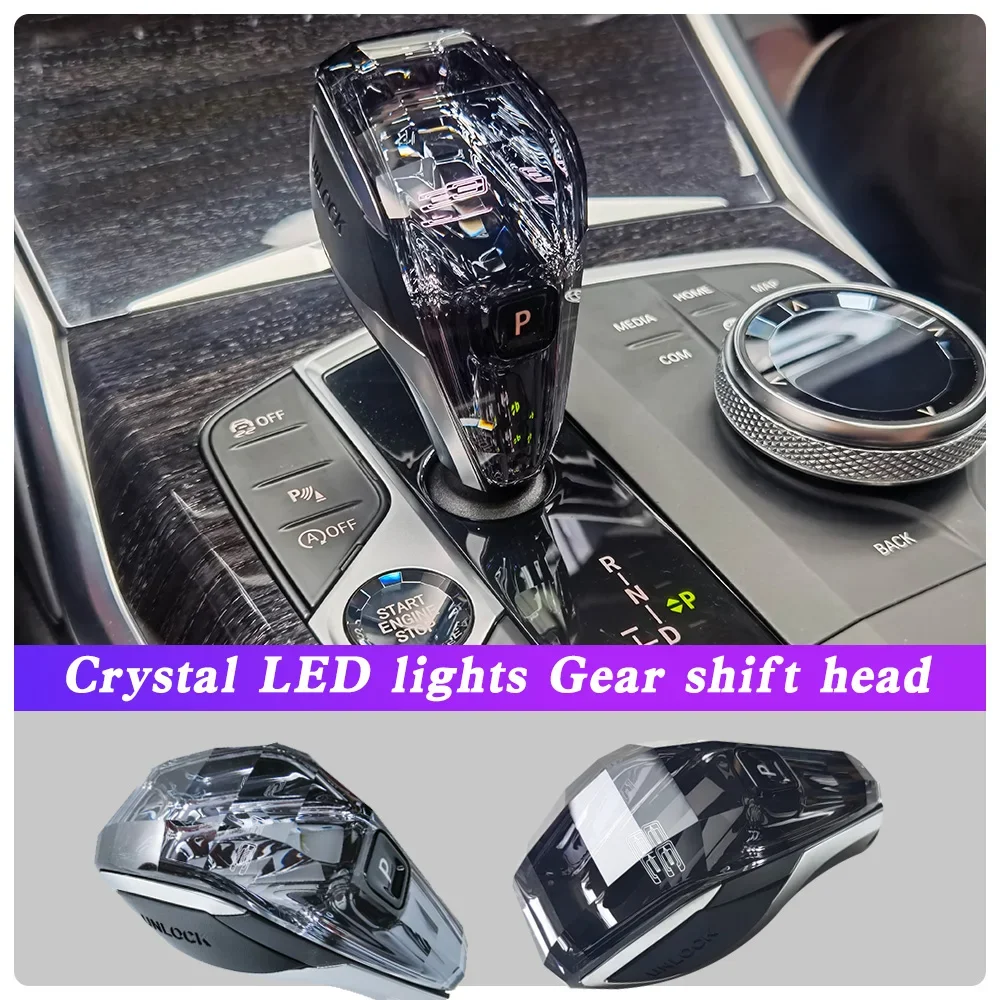 

Crystal Gear Shift Knob for BMW X5 G05 X3 G20 G21 G28 G22 G23 G26 F10 F30 F20 G01 G08 G02 G07 G12 G30 G29 G22 Chassis Car parts