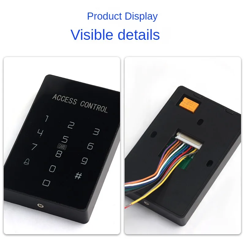 card password electric plug lock glass door iron door card password, fingerprint access control system all-in-one magnetic lock