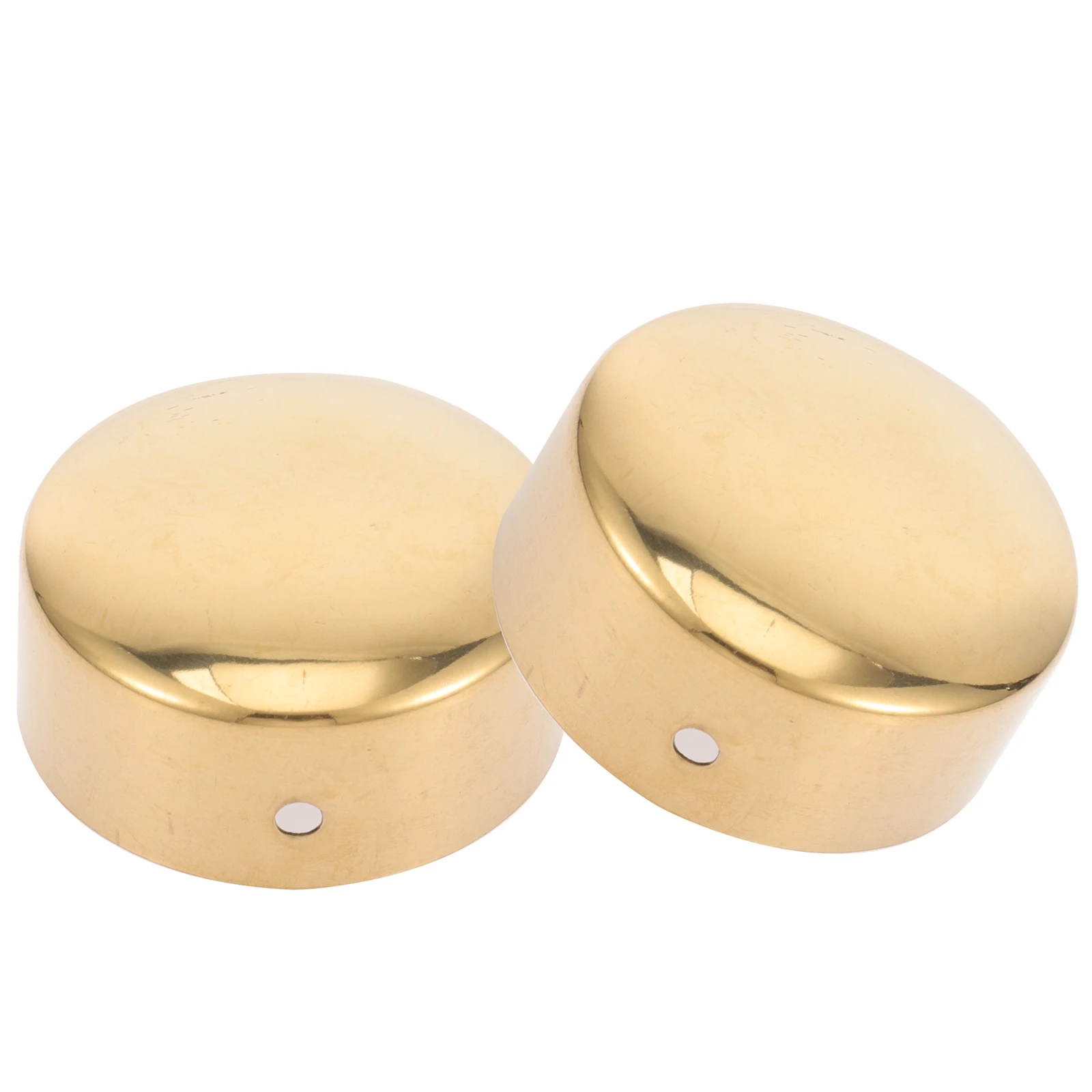 

2pcs Handrail Cap 50mm Black Pipe End Caps Stainless Steel Rounded Tube Protector Metal Plugs Fittings Accessories