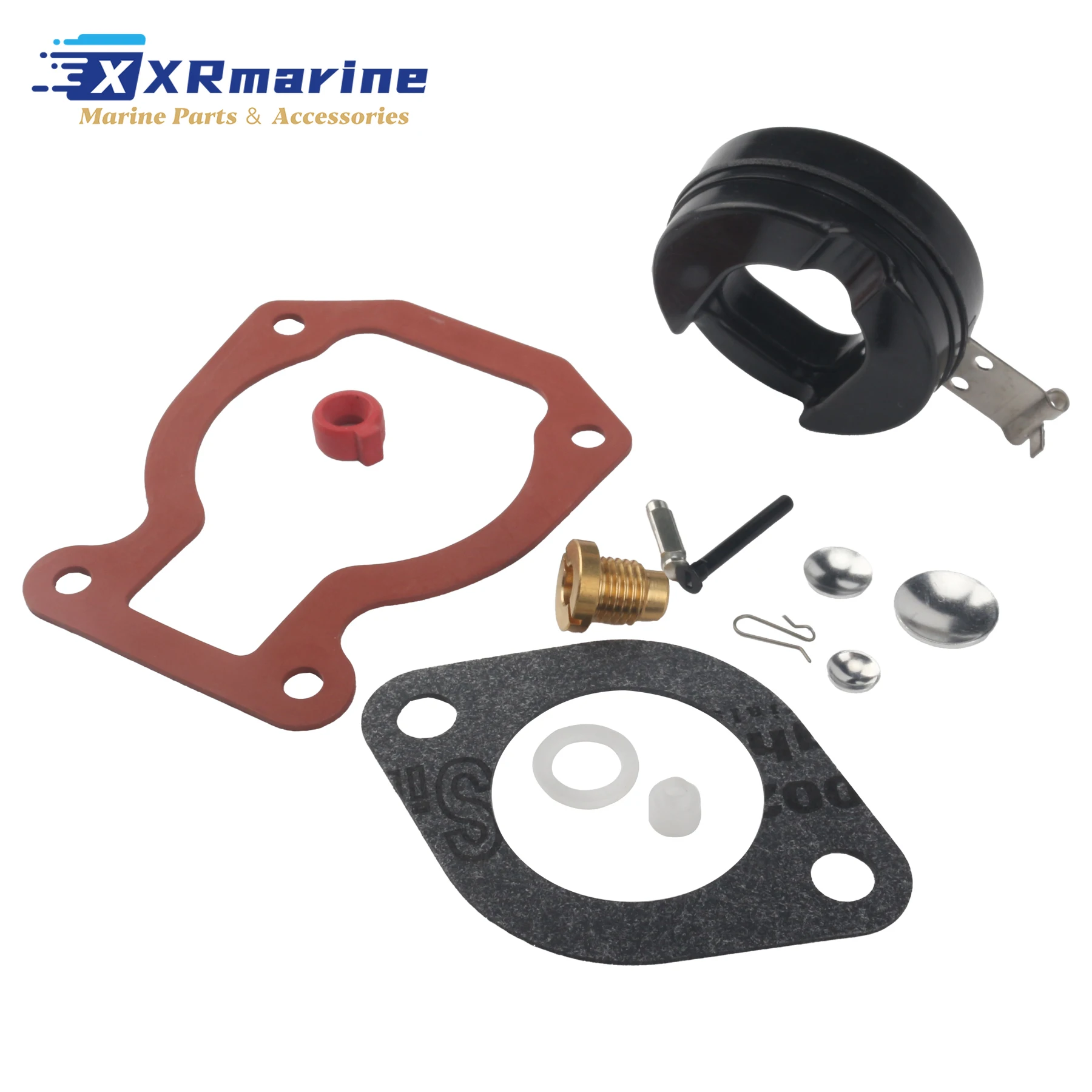 0398453 Carburetor Repair Kit Fits for Johnson Evinrude 9.9 15 75 HP J15 75E Outboard Motors Replaces 398453 765574 18-7223