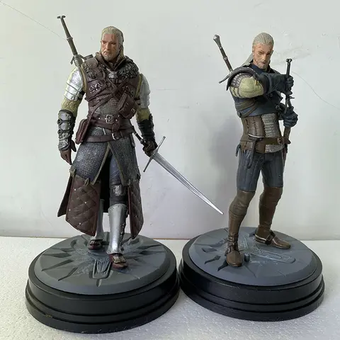 Witcher Anime Figrue Witcher-ed 3 Wild Hunt Geralt Wolf Action Figure Collectable Model Toys Birthday Gifts Doll