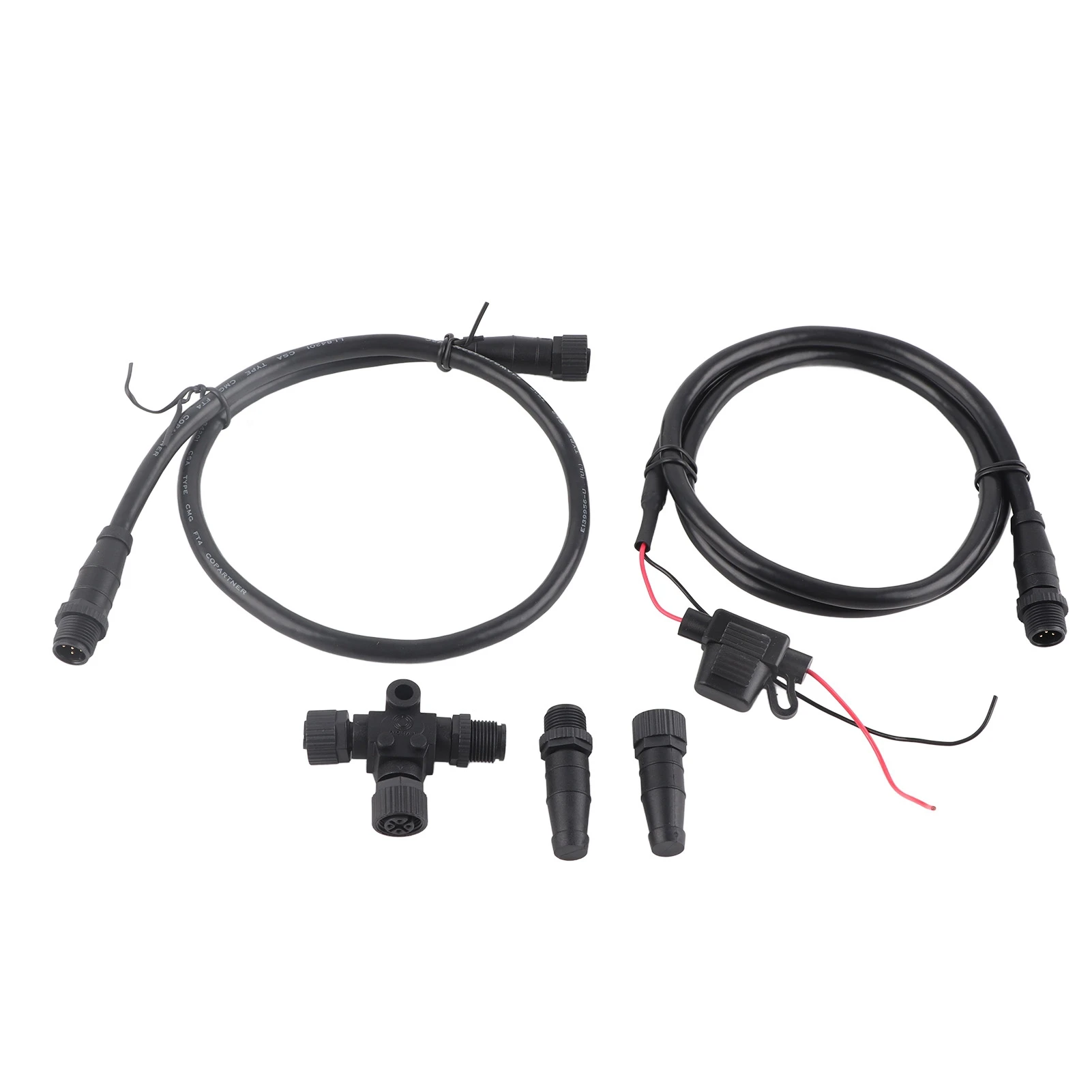 Marine-Zubehör für NMEA 2000 Starter Kit 1 m Stromkabel mit Sicherung männlich weiblich Terminator