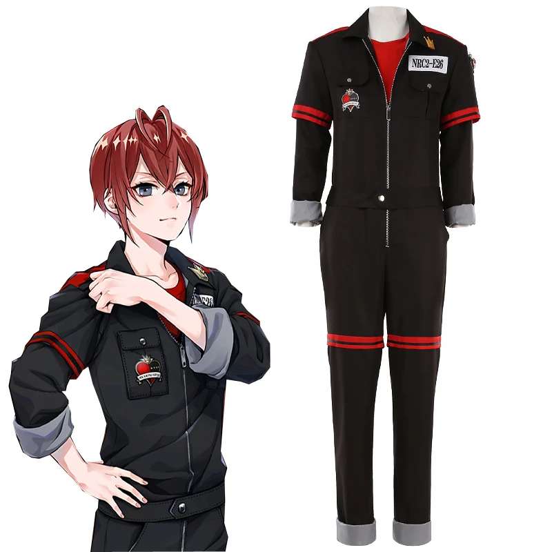 

Custom Made Twisted-Wonderland HEARTSLABYUL Riddle Deuce Cosplay Sportswear Uniform Halloween Suits Tailor Costume Anime Outfit