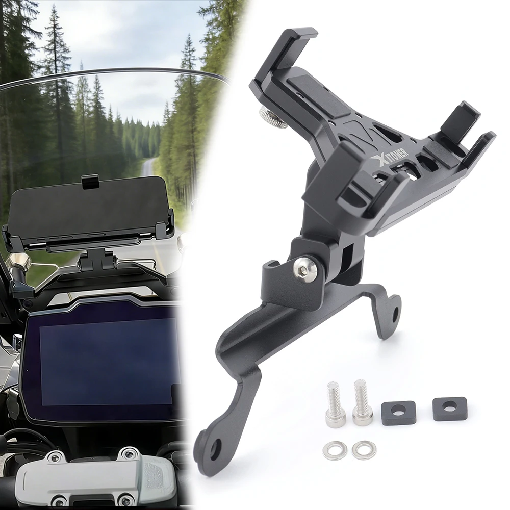 

GPS Mount Phone Holder Motorcycle Navigation Bracket Tiger 1200 GT Pro Explorer Rally Pro Rally Explorer 2022-2024 For Triumph