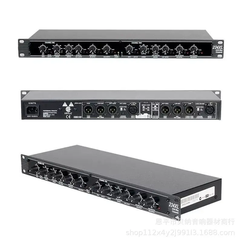 234XL Crossover Professional Stereo 2/3 Way Mono 4 Way Crossover for Outdoor Stage Performance US Plug 110V