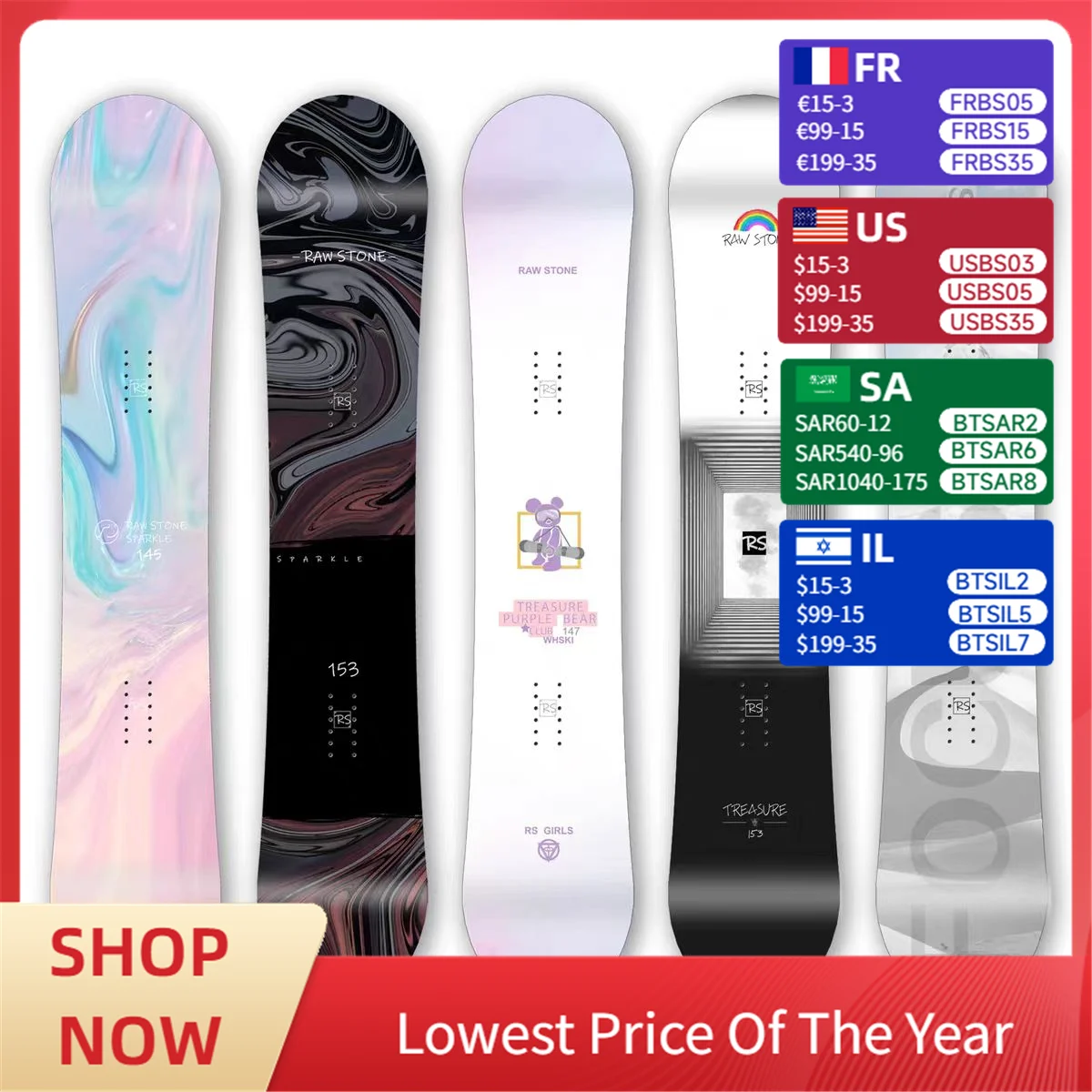 

Custom Printed Adult Deep Concave Snowboard for Winter Custom Graphic Adult Carbon Fiber Board
