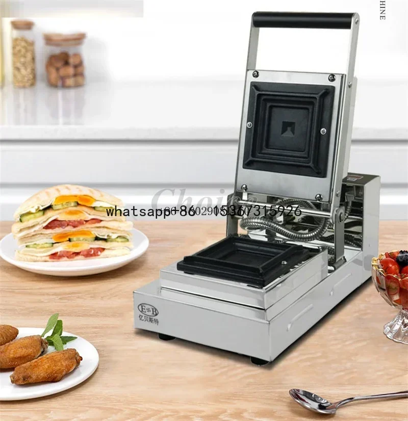 Horno de pan Brioche italiano, calentador Krapfen caliente de 220V y 110V, máquina comercial de sándwich de pan tostado y helado de hierro