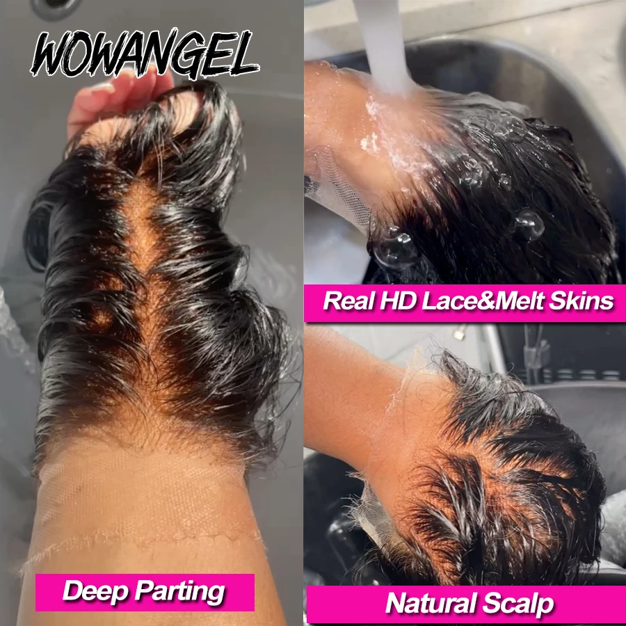 HD Transparente Lace Encerramento Do Cabelo Humano, Profunda Parting Cabelo Virgem, couro cabeludo Natural reta, apenas Liquidação, 7X7