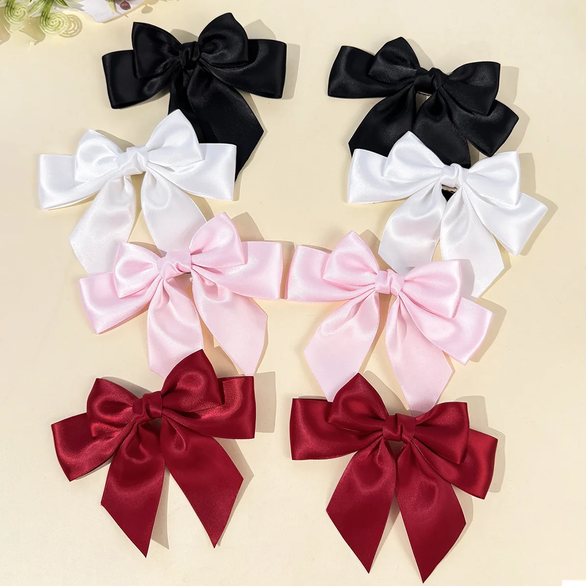 lot-de-30-pinces-a-cheveux-en-satin-avec-nœud-style-ballet-accessoires-de-mode-pour-filles-couleur-unie-emballage-en-vrac