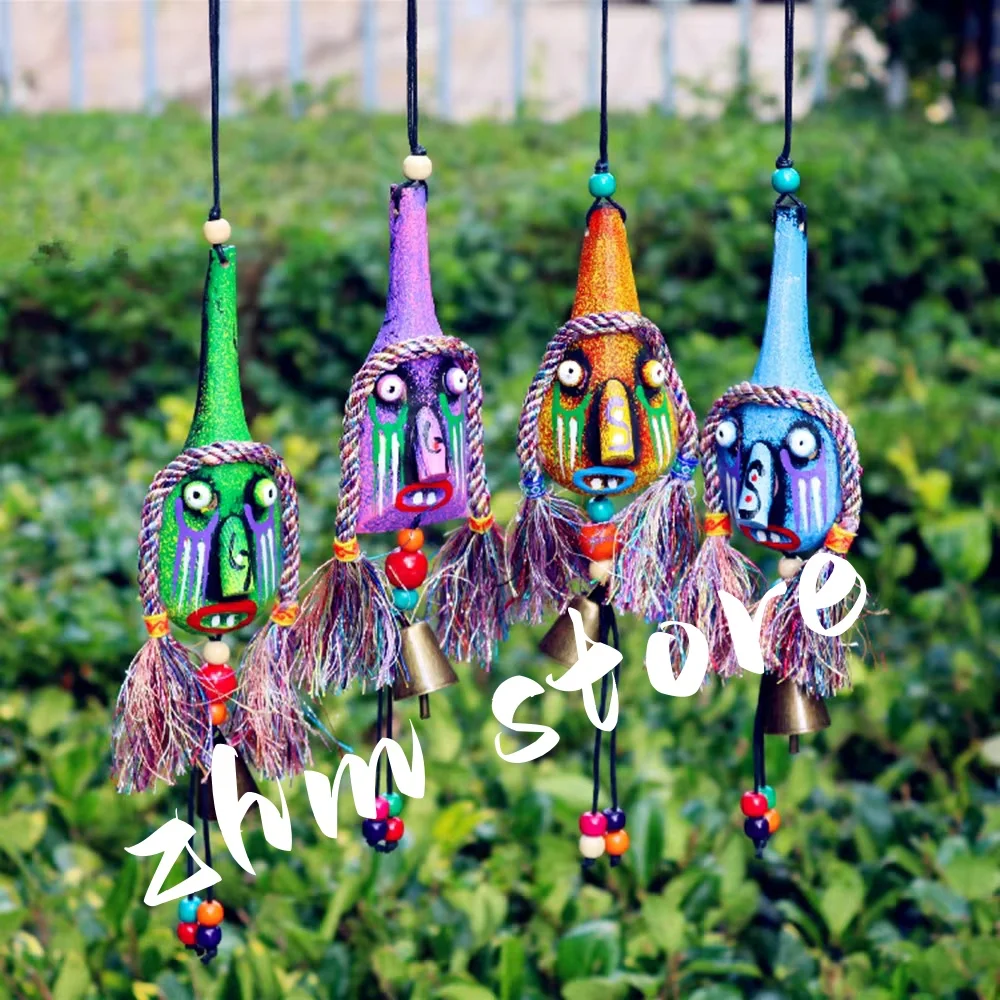 

30cm Chinese National Wooden Ring Bell Home Door/Bedroom/Hotel Travelling Keepsake Wind Chimes Ornaments Decorations