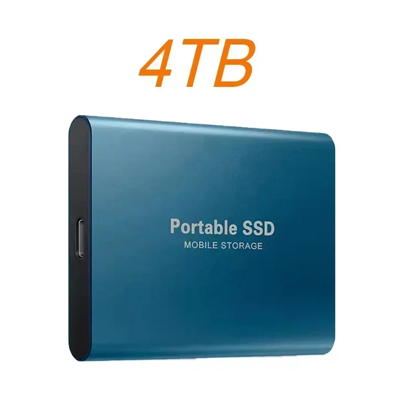 محرك الأقراص الصلبة الخارجي المحمول SSD 1 تيرا بايت 4 تيرا بايت عالي السرعة USB 3.1 Type-C واجهة القرص الصلب محرك الحالة الصلبة تخزين الشامل لأجهزة الكمبيوتر المحمول