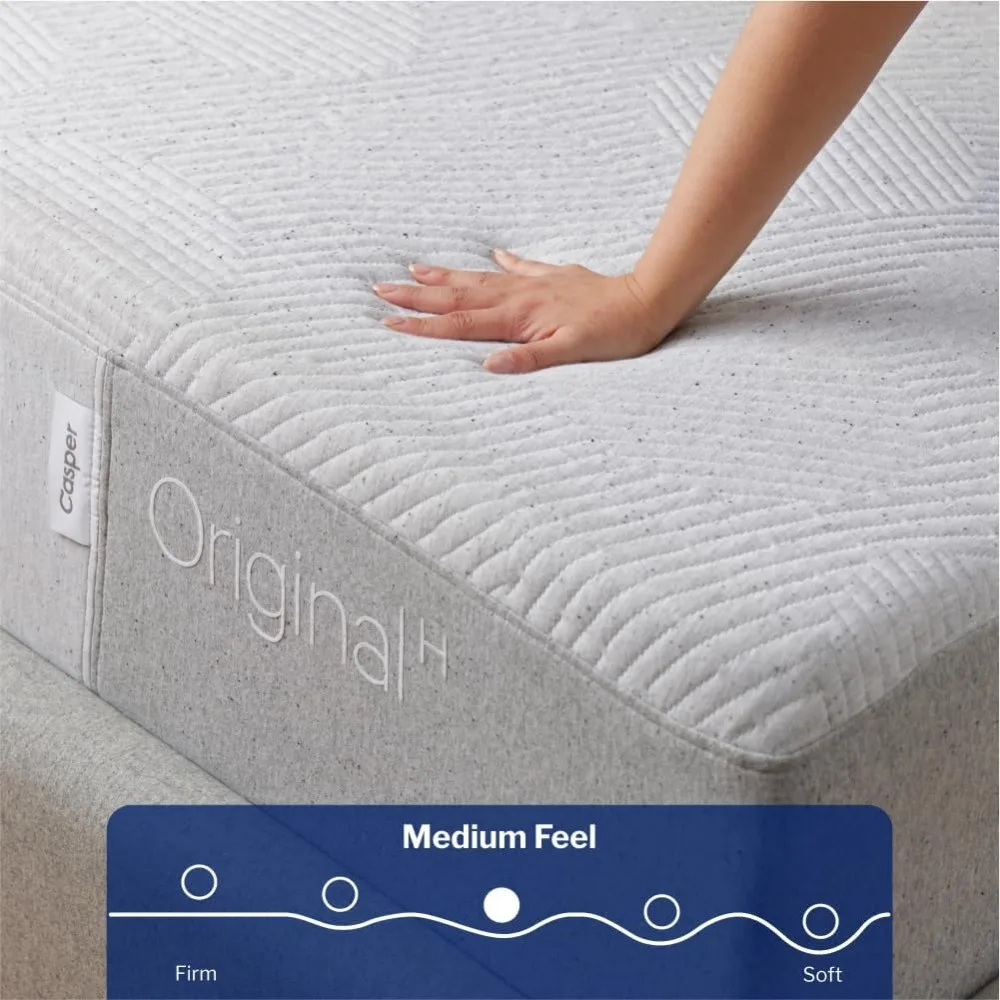 Sleep Original Foam Hybrid Mattress, Full Size - Medium Firm Memory Foam with Zoned SupportTM - 100-Night Trial