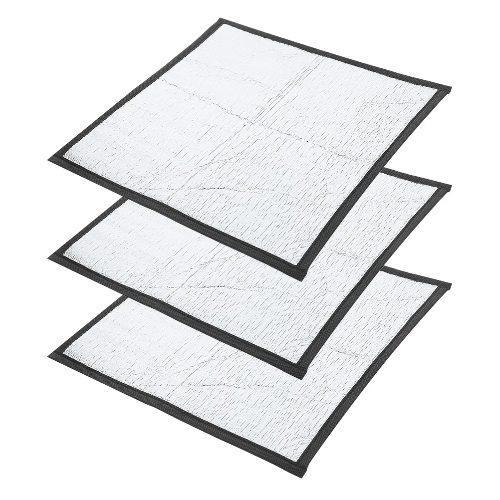 

3Pcs Reptile Heat Mat Reflective Technology Waterproof Surface for Lizard Snake Turtle Frog Terrarium Tank Easy Clean