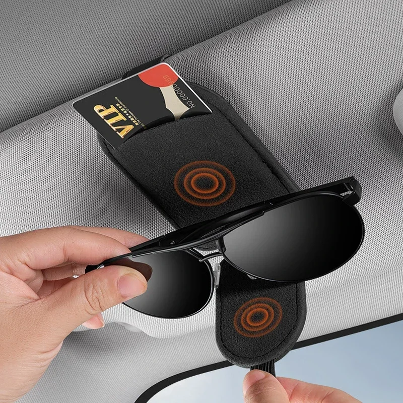 Multifunction Car Sun Visor Glasses Clip Magnetic Sunglasses Holder for Mini Cooper JCW COUNTRYMAN F54 F55 F56 F60 R56 R57 R60