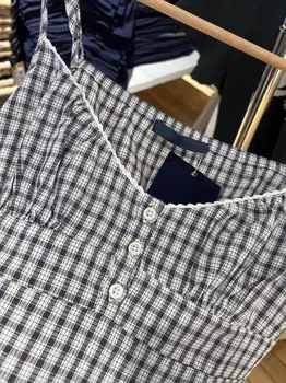 10 best sales sukienka w kratkę gingham damska - №3