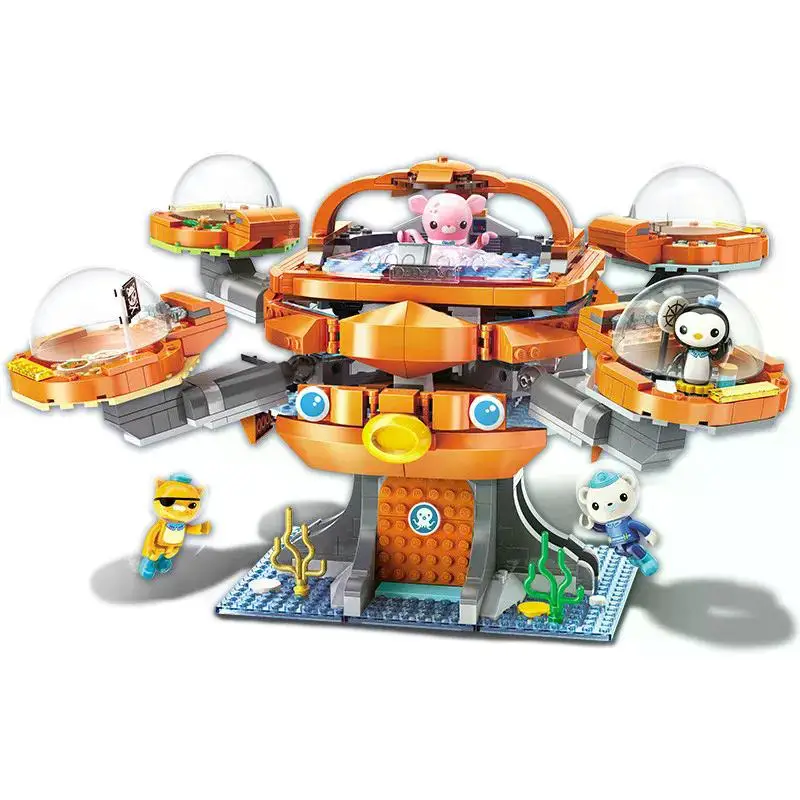 Creative Ideas Octonauts Octopus Building Block Octopod Gup Submarine Boat Oct-Pod with GUP-C GUP-E GUP-D GUP-K GUP-I Brick set