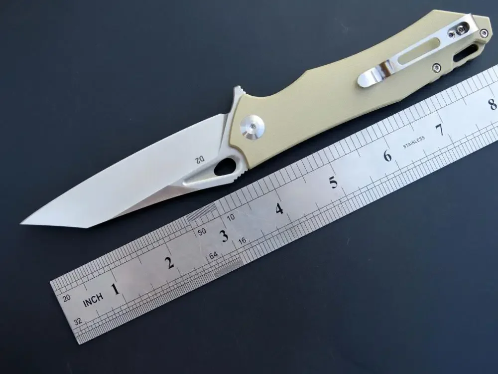 New Eafengrow Ef934 Folding Knife D2+G10 Handle Camping Pocket Knife Hunting Camping Outdoor Tool Knife