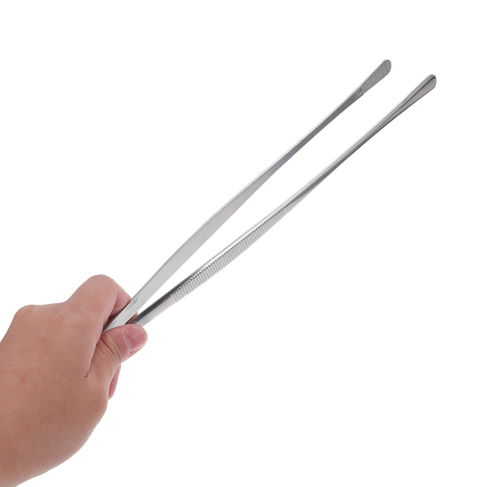 

Stainless Steel Tweezer Tongs With Hook Heat Resistant Kitchen Tweezers Food Handling Tools Cooking Accessories