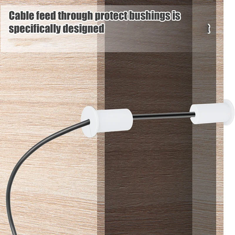 4Pcs Wall Hole Cable Routing Kit For Starlink, Silicone Cable Feed Through Bushings Wall Grommets For 1Inch Cables Cable