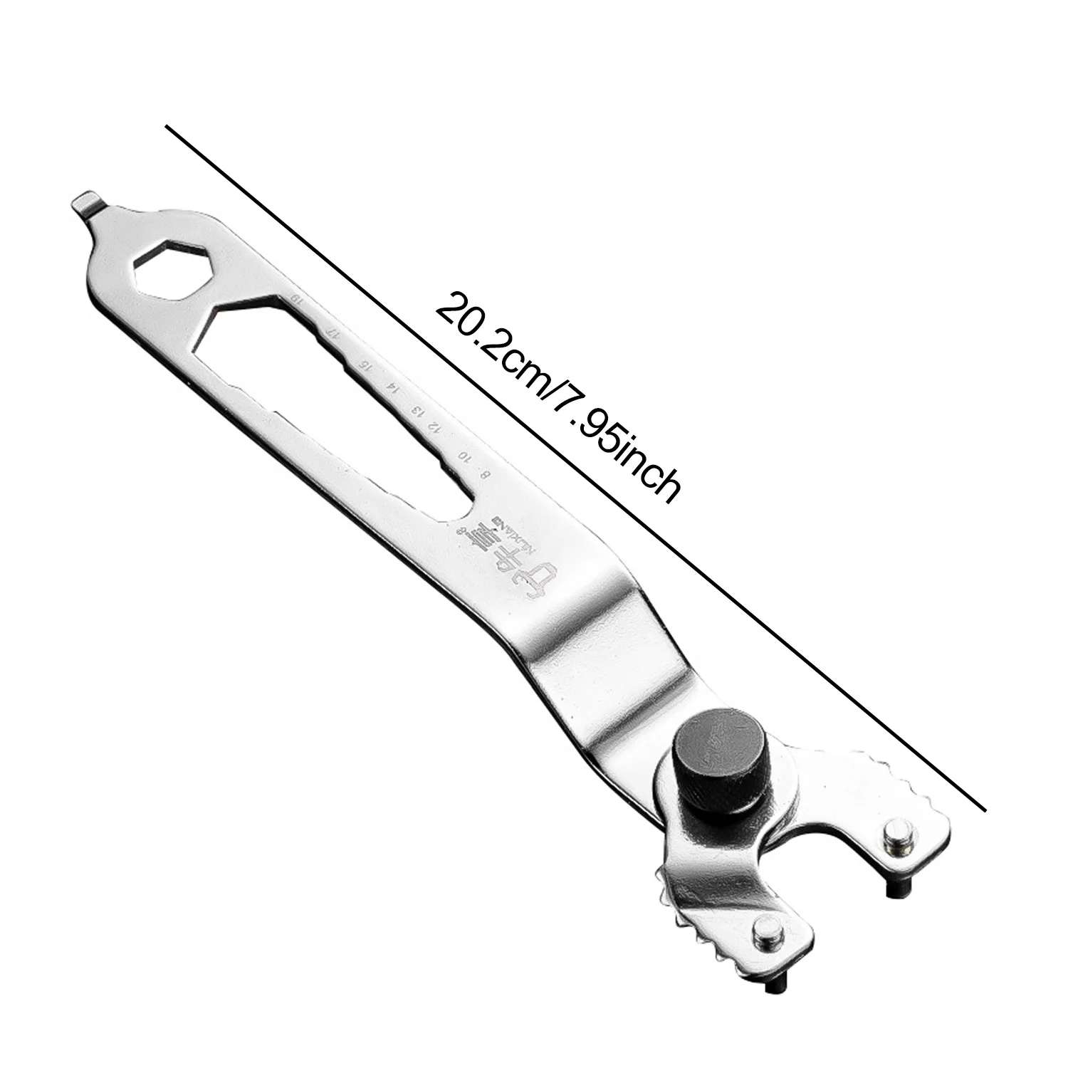 Dual-purpose Angle Grinder Machine Accessories Two Claw Wrench Thickened High Hardness Wrench For Angle Grinding Wheel Machine image 2