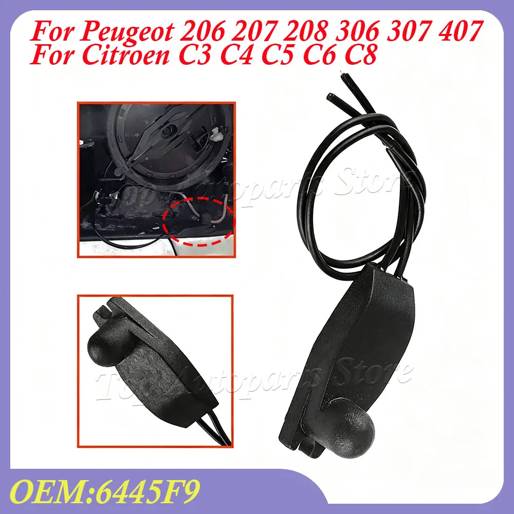 6445F9 Car Outside Outdoor Transit Air Temperature Sensor For Peugeot 206 207 208 306 307 407 For Citroen C3 C4 C5 C6 C8