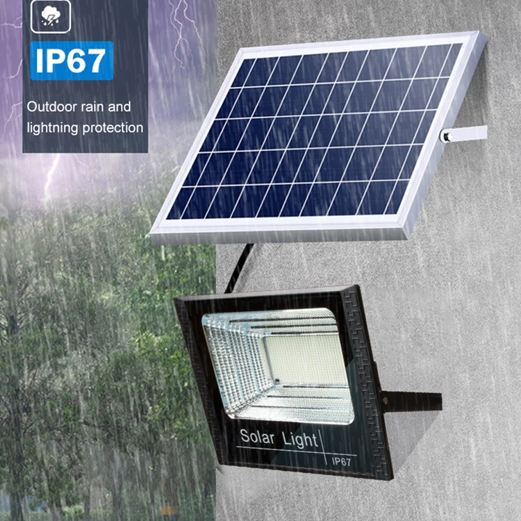 

HUAPAI Factory Direct Selling Yard Outdoor Waterproof 25w 40w 60w 100w 200w LED Solar Garden Flood Light