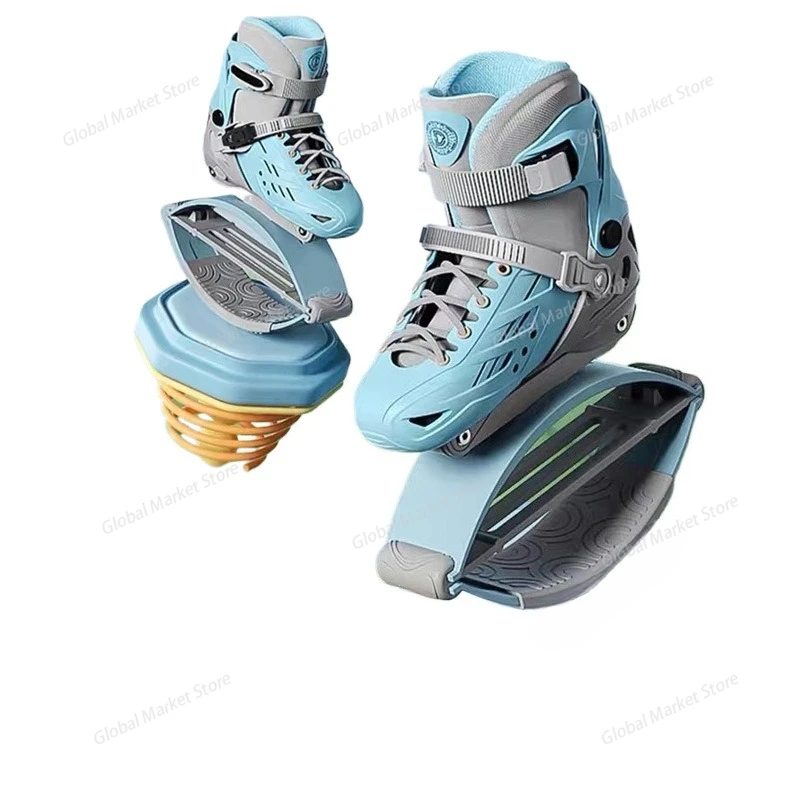 

Детская обувь для прыжков, прыгающая спортивная обувь-кенгуру, весенняя обувь с длинной высотой для мужчин и женщин, все размеры, фиолетовый, синий