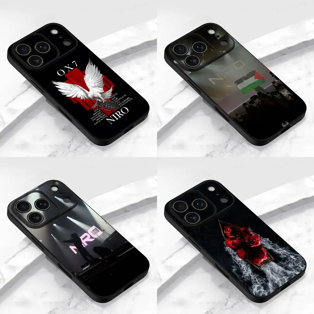 Etui na telefon N-Niro OX7 HAYATI M8RE do iPhone'a 17, 16, 15, 14, 13, 12, 11, Pro, Max, Plus, E, Air, Mini, czarne etui ochronne