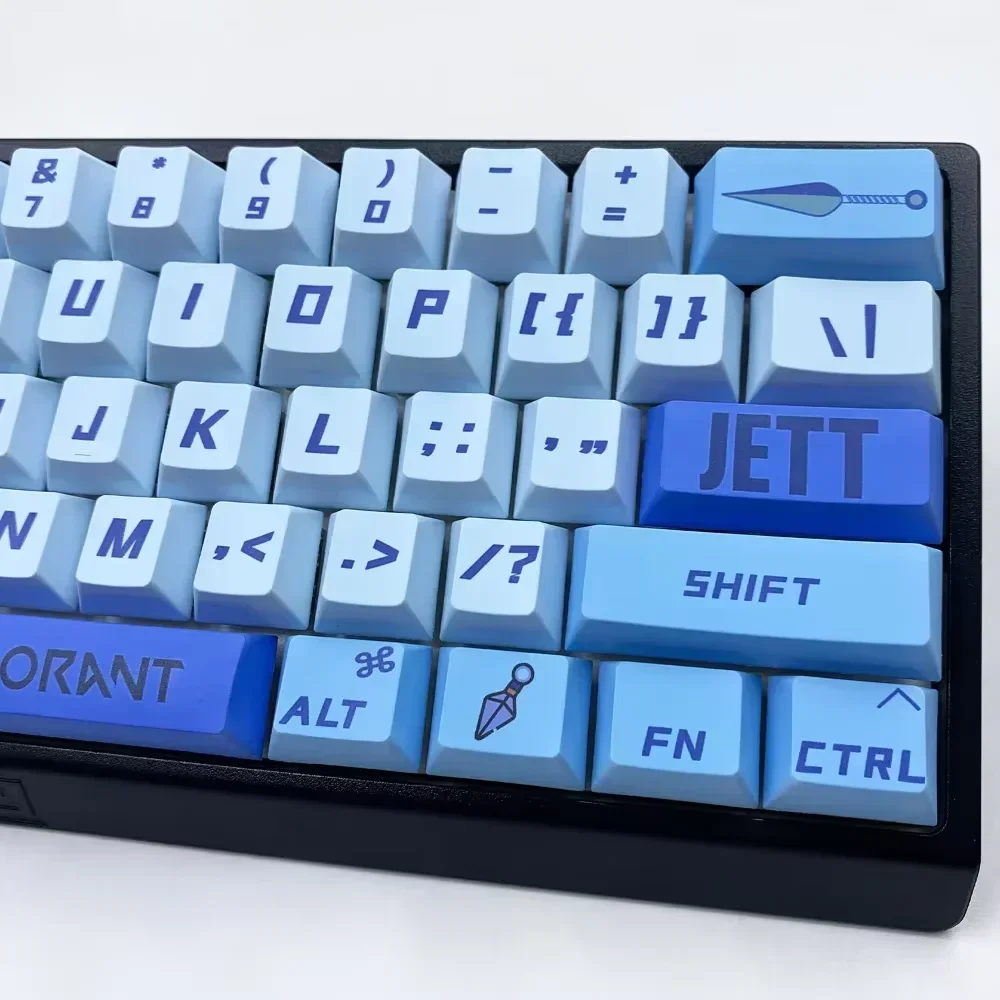 Key Caps for 60/64/68 Mechanical Keyboards JETT Cherry Key Caps PBT101 Key Wooting Accessories