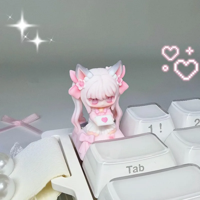 Naraka: Bladepoint Theme Anime Keycaps Mechanical Keyboard Resin Custom Cute Keycaps PC Game Keyboard Accessories Gift Collect
